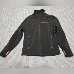 Free Country Dark Brown w/Orange Accents Women's Stretch Coat Size Small